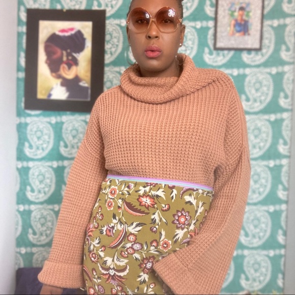 Free People Over Size Chunky Knit Sweater - Picture 2 of 12